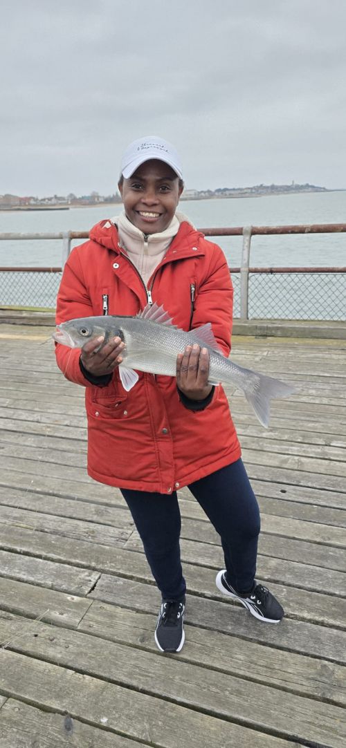 Eunice John 3lb 8oz Bass Walton Pier Nov 2024