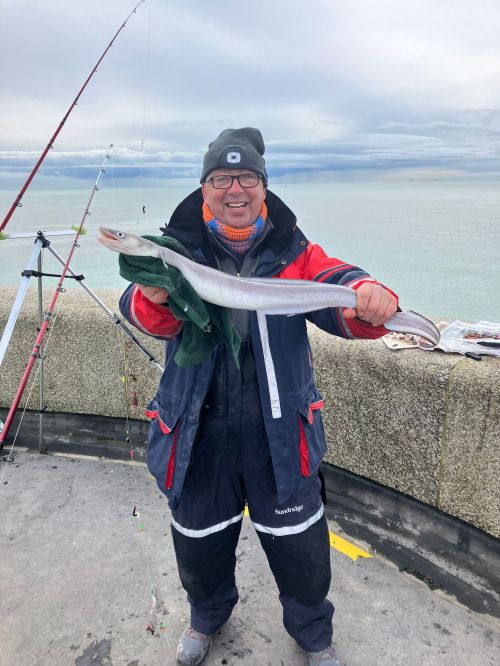 Ian Collins 2lb 8oz Strap Conger Folkestone Arm March 2024