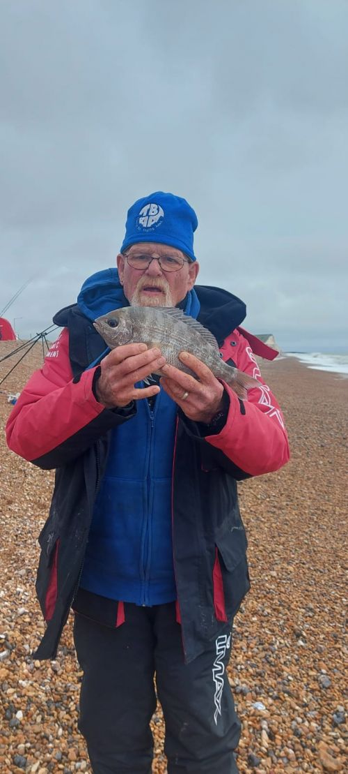 Ted Beman 1lb 3oz Black Bream 35cm Seaford April 2023